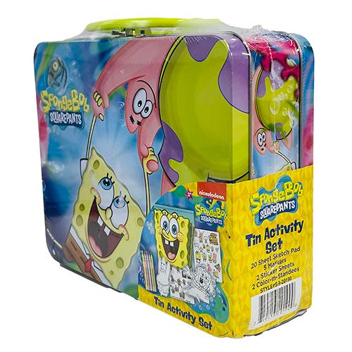 スポンジボブ 缶入り アクティビティーセット 16144 ボブ グッズ 文具