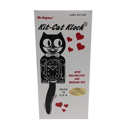 キットキャットクロック ( レディー ホワイト ) Kit-Cat klock pud288