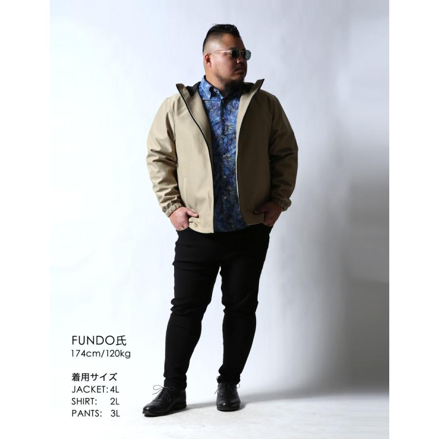 大きいサイズ マウンテンパーカー メンズ フルジップ 防水 防風 透湿