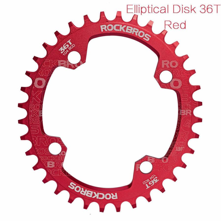 ROCKBROS 自転車 チェーンリング MTB ロードバイク クロス ナロー