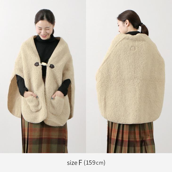 COLD BREAKER（コールドブレーカー） ボア ウール ポンチョ / メンズ