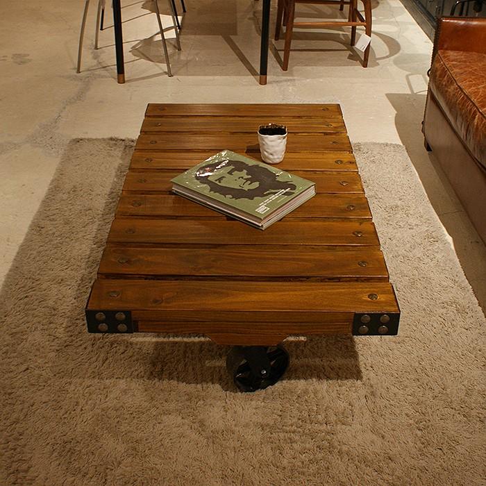 OLDNEW BW トロリーテーブル ヴィンテージデザイン ラフさが魅力 約幅