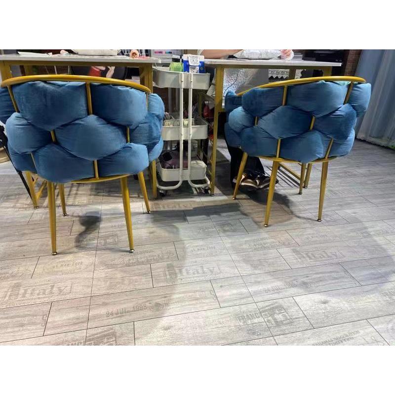 F＆I ダイニングチェア化粧椅子 ベルベット 肉厚座面 メイクアップ