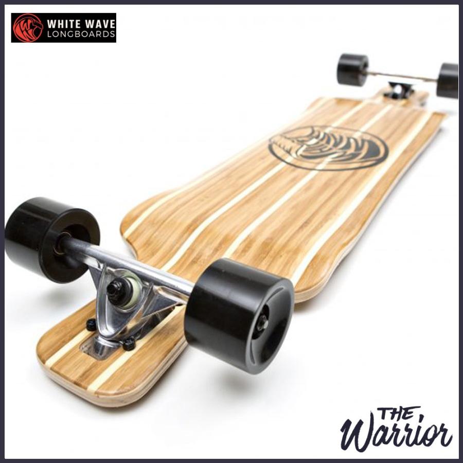 ロング スケートボード WHITE WAVE WARRIOR 38インチ ロンスケ