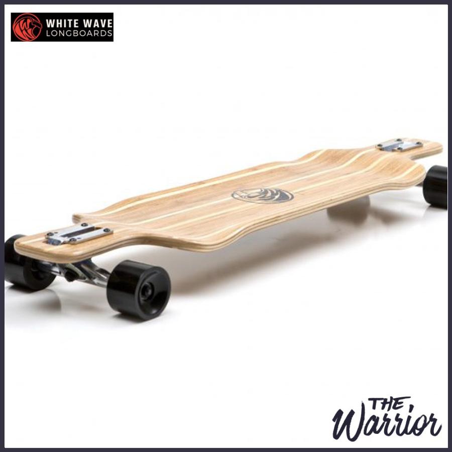 ロング スケートボード WHITE WAVE WARRIOR 38インチ ロンスケ
