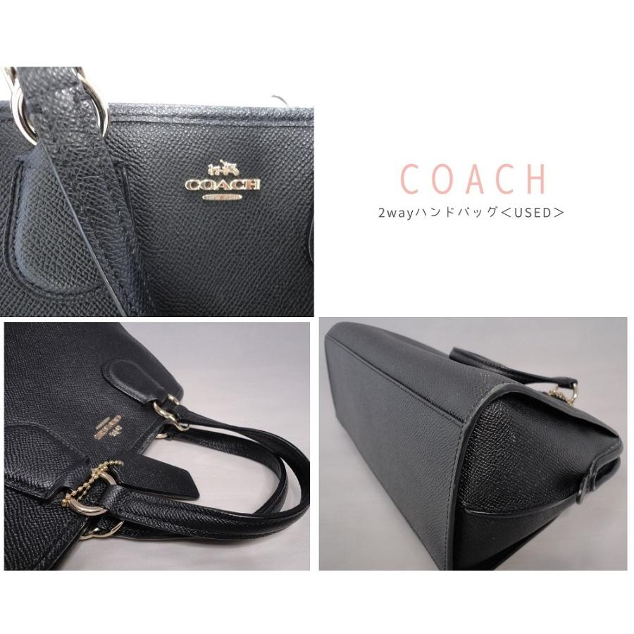 COACH（コーチ） バッグ COACH 2wayハンドバッグ 黒 レザー ショルダー