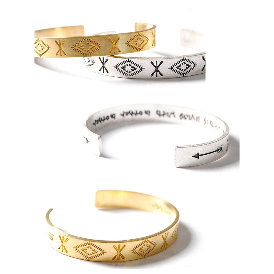 Revo. ネイティブ バングル ブラス インディアンジュエリー 真鍮