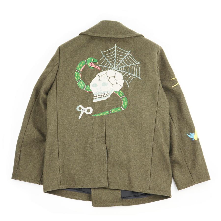 WEIRDO（ウィアード） WEIRDO SKULL & SNAKE - PEA COAT (KHAKI) P