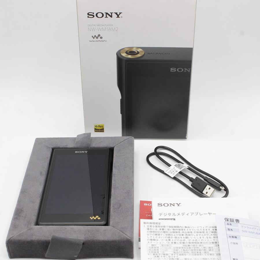 ボーナスストア+5％【美品】SONY WALKMAN NW-WM1AM2 128GB ブラック