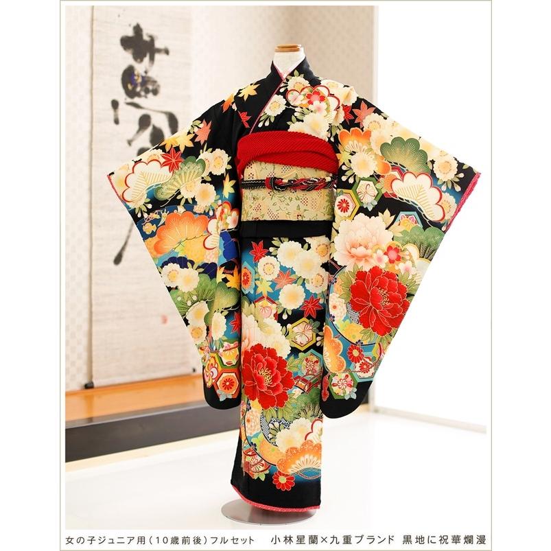10歳 女の子 着物レンタル jk1043 子供着物 ジュニア振袖 1/2成人式