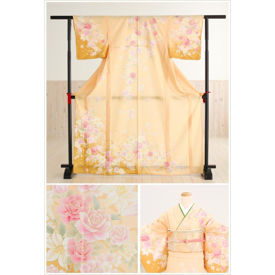 夏用 訪問着レンタル 単衣 結婚式 sh1003 七五三 お宮参り 着物