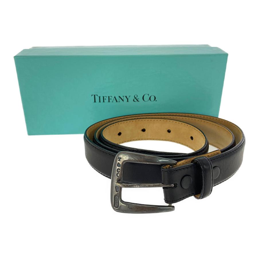 TIFFANY&Co.（ティファニー） SV925バックル・カーフレザーベルト