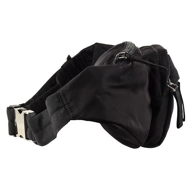 極美品】PRADA ウエストバッグ 2VL005 三角ロゴ 黒 RFID認識済 国内