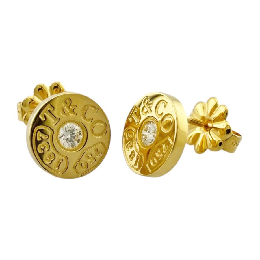TIFFANY&Co.（ティファニー） 1837サークル ピアス 18金 K18イエロー