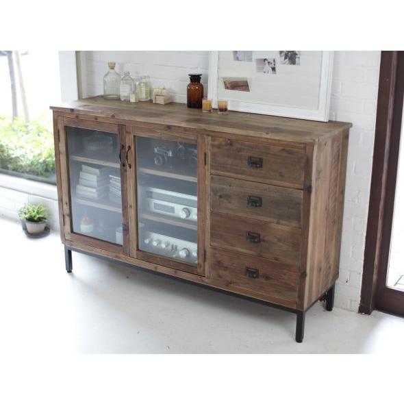 リビングボード キャビネット サイドキャビネット 木製 おしゃれ