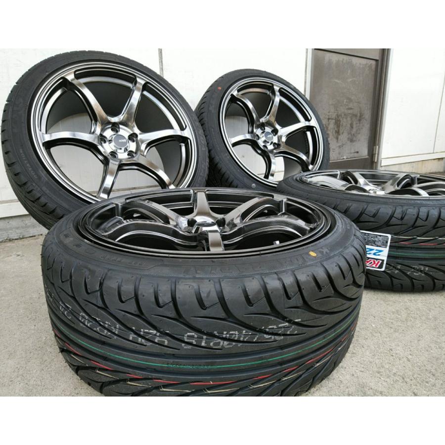 KAISER（KENDA） 86 BRZ タイヤホイールセット 18インチ Acht-6 クロ