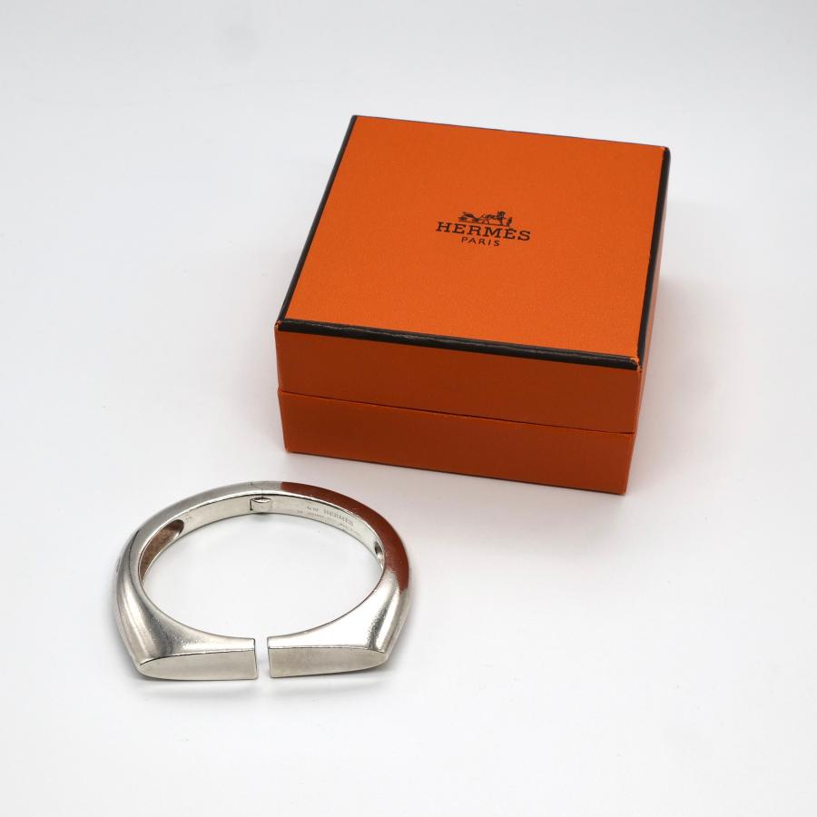 HERMES（エルメス） 【希少品】 イニシャル バングル シルバー
