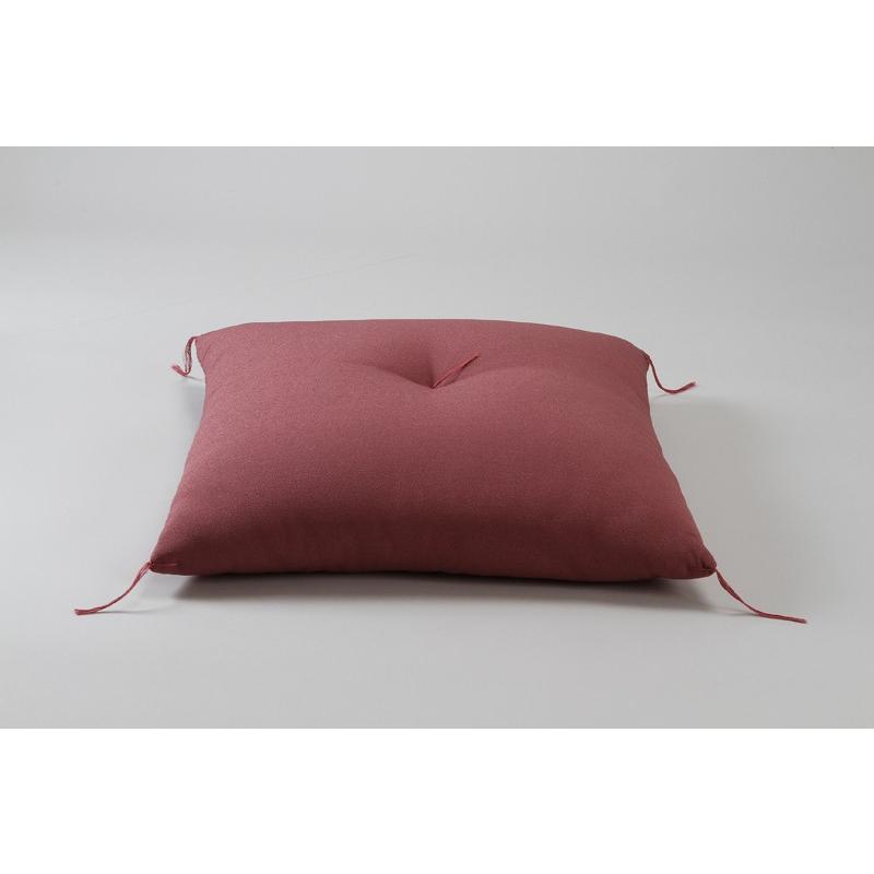 丹後ちりめん（紅藤色） 座布団 夫婦判 高座・落語などに : わたや森