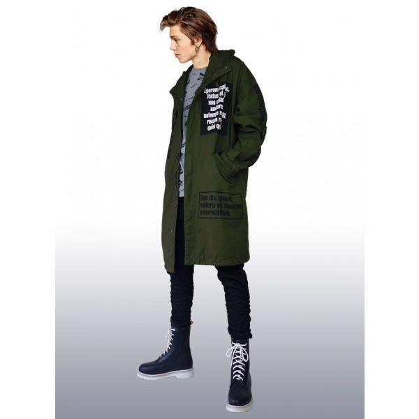 モッズコート（M-51）グラッフィックのアクセント ビッグシルエット