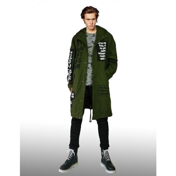 モッズコート（M-51）グラッフィックのアクセント ビッグシルエット