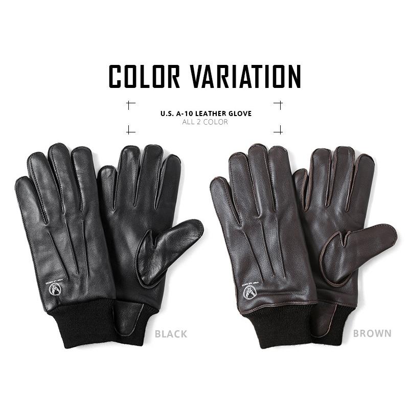 MILITARY（ミリタリー） 新品 米軍 A-10 レザーグローブ レプリカ 復刻