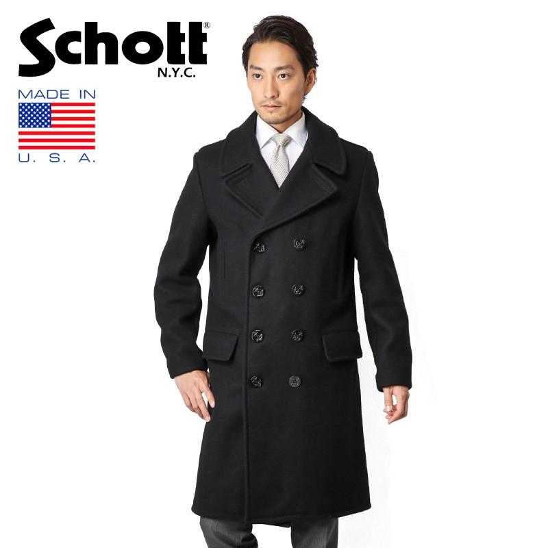 Schott N.Y.C（ショット） Schott 7331 ロングメルトンピーコート