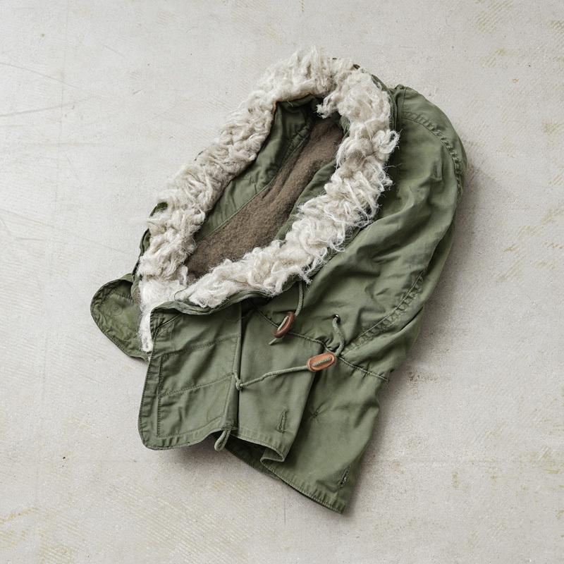 MILITARY（ミリタリー） 実物 USED 米軍 M-65用フード アクリルファー