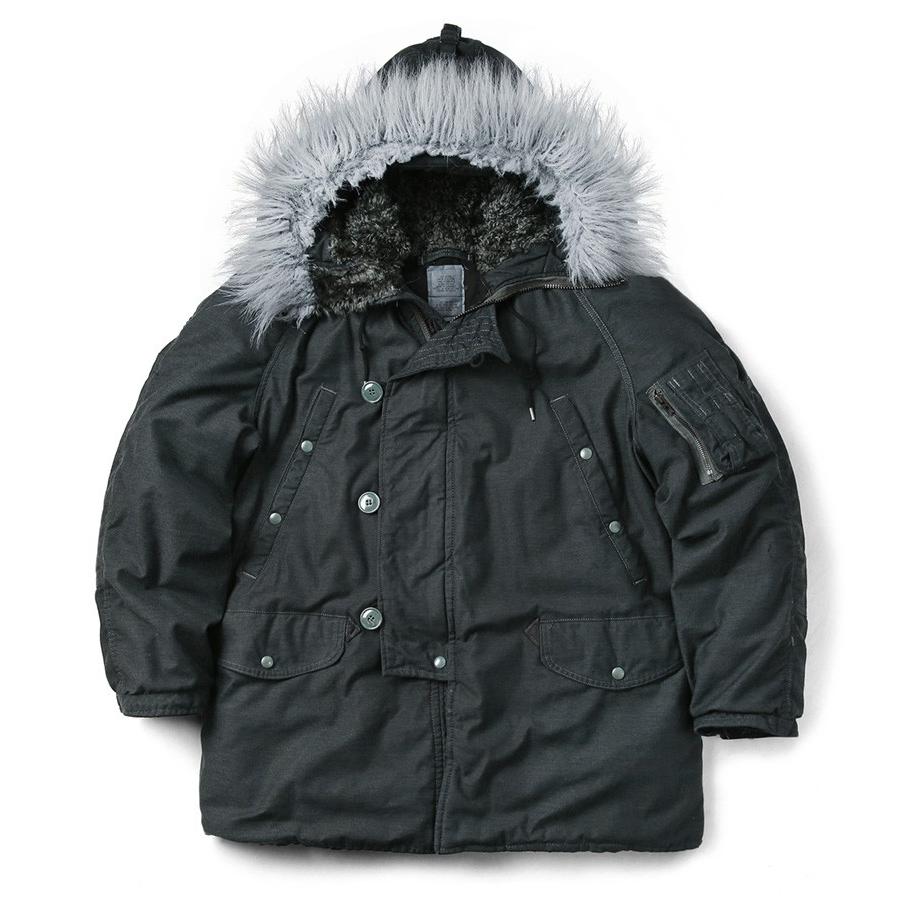 MILITARY（ミリタリー） 実物 新品 米軍 N-3Bフライトジャケット BLACK