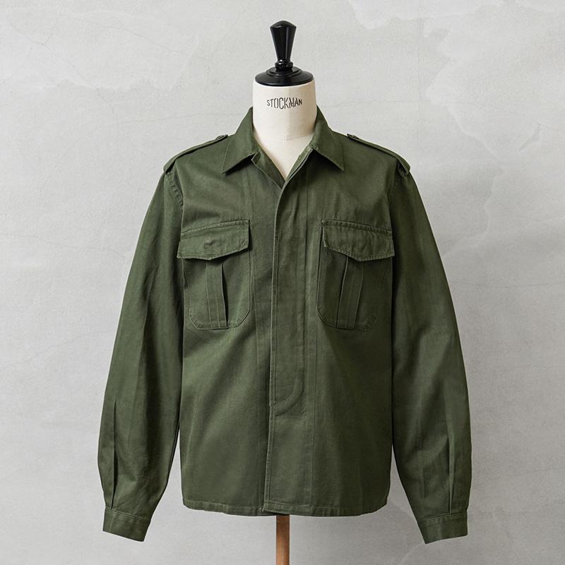MILITARY（ミリタリー） 実物 USED ベルギー軍 M-64 フィールドシャツ