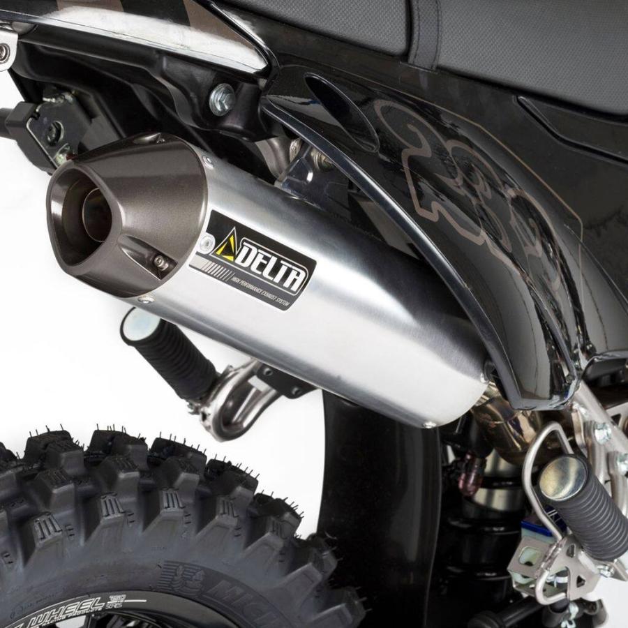 DELTA（デルタ） バレル4-S サイレンサー【政府認証】 KLX230 KLX230S