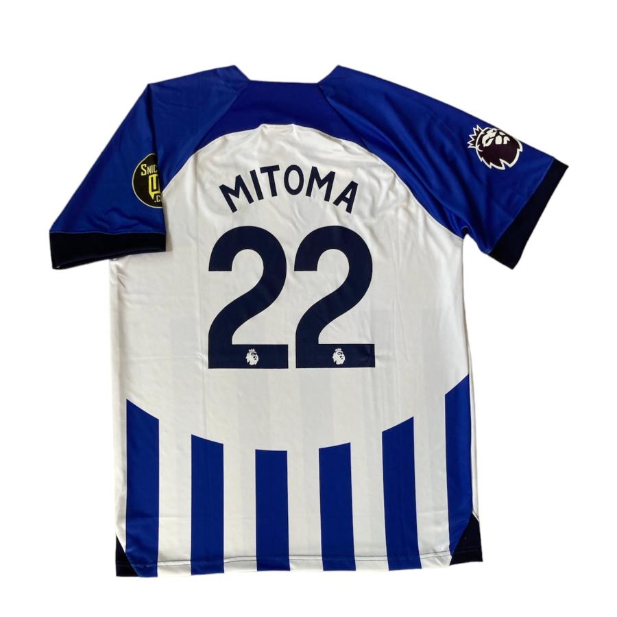 三苫＃22 ブライトン ホーム 23/24 海外 サッカー レプリカ