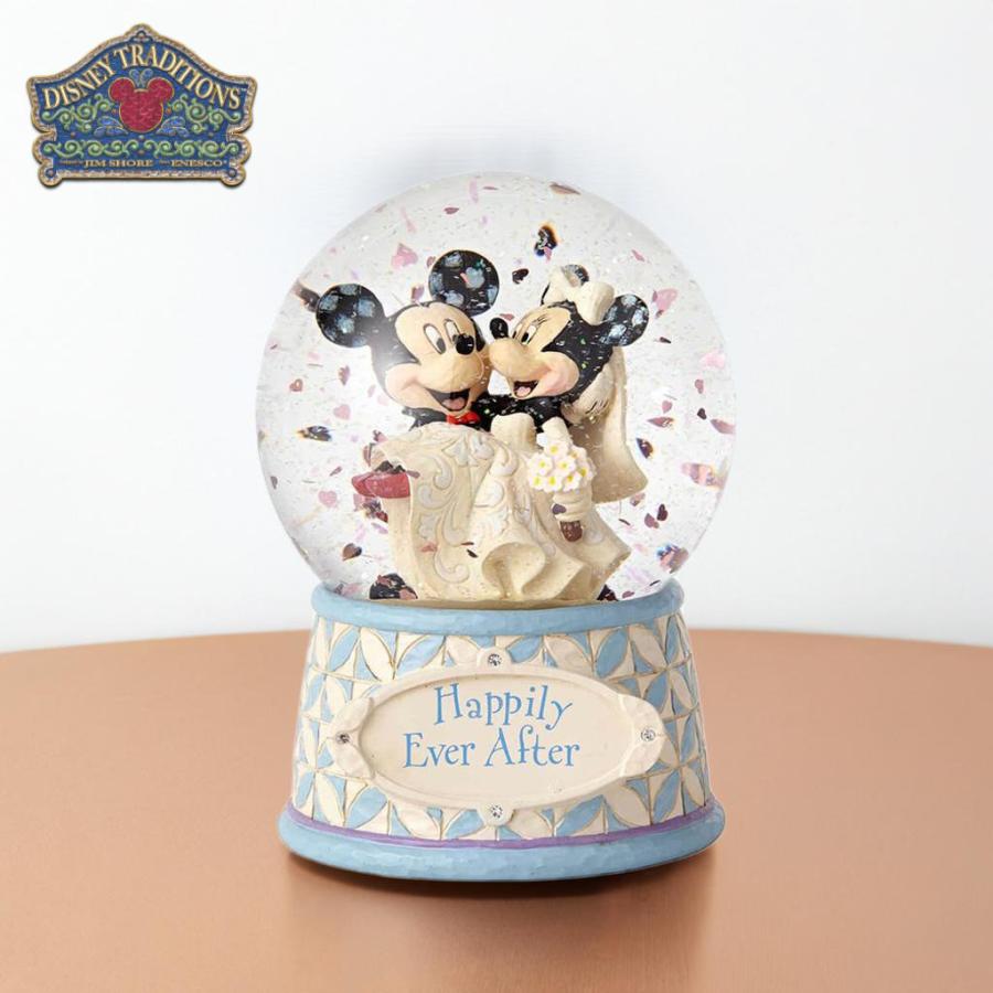 Disney（ディズニー） ミッキー ミニー スノードーム ウェディング