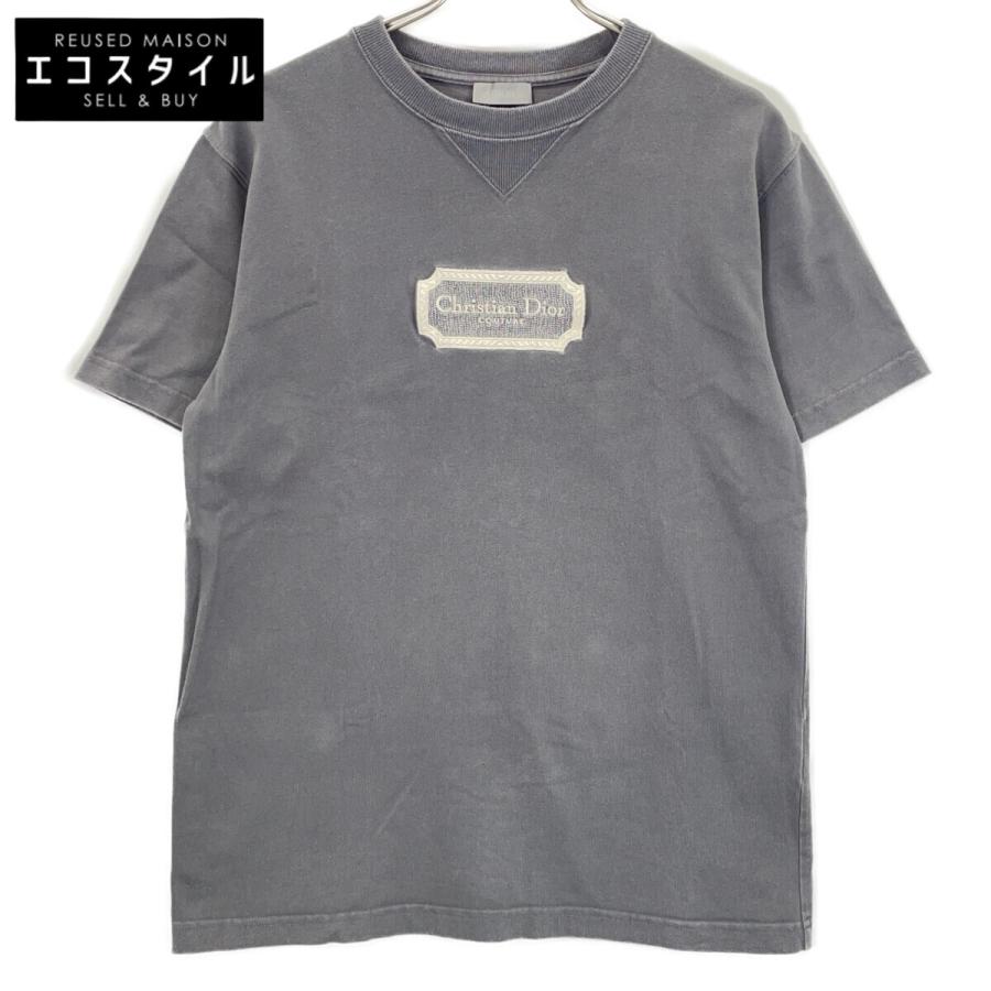 Dior HOMME ディオールオム グレー エンブロイダリー ロゴ Tシャツ