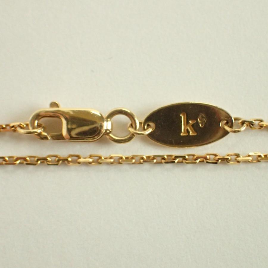 美品 redline レッドライン K18 SMILEY CHAINE パヴェダイヤモンド