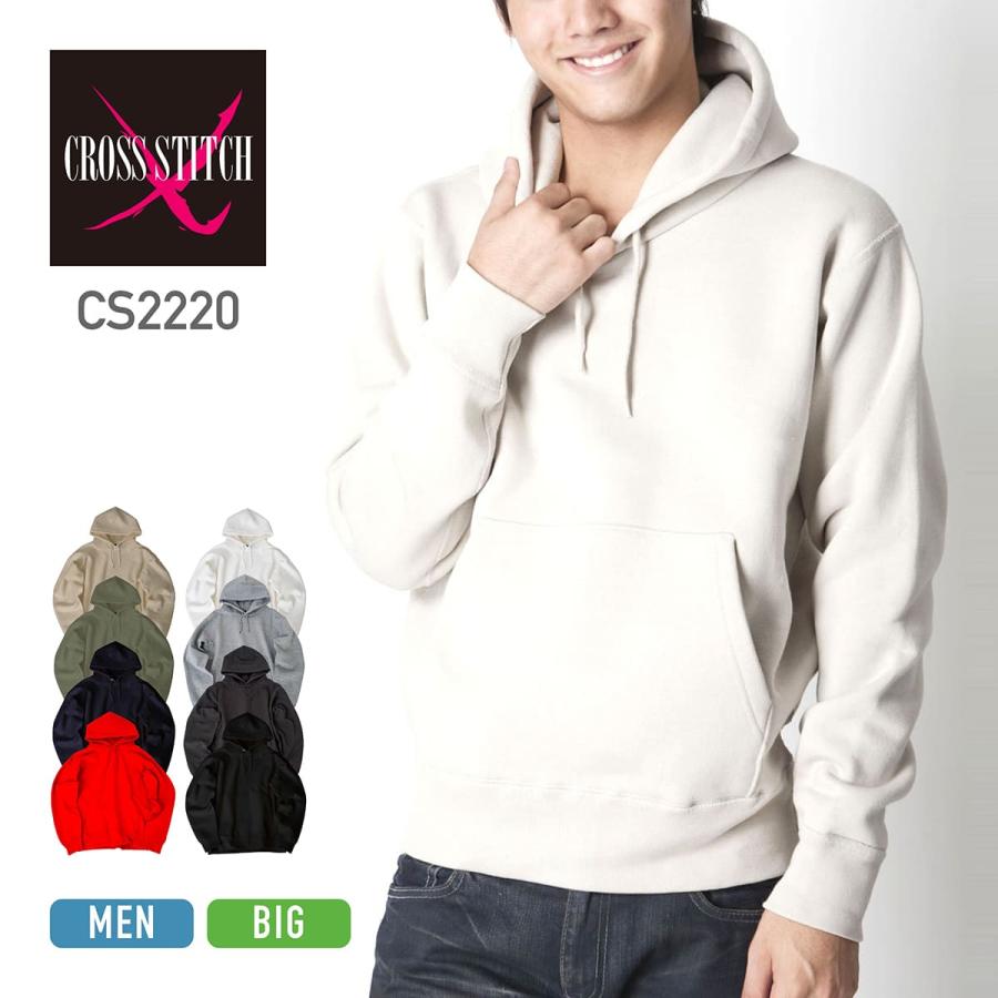 CROSS & STITCH パーカー メンズ 無地 CROSS STITCH クロスステッチ