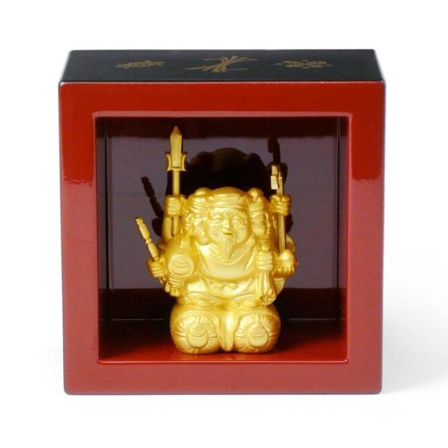 三面大黒天（豊臣秀吉公の念持仏） 京都圓徳院開眼供養済み 宝尽枡