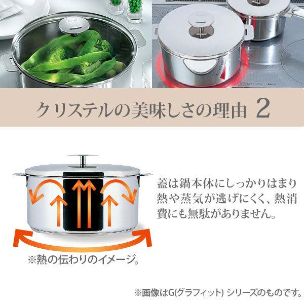 CRISTEL（クリステル） クリステル鍋 G(グラフィット) 両手鍋深型(ふた