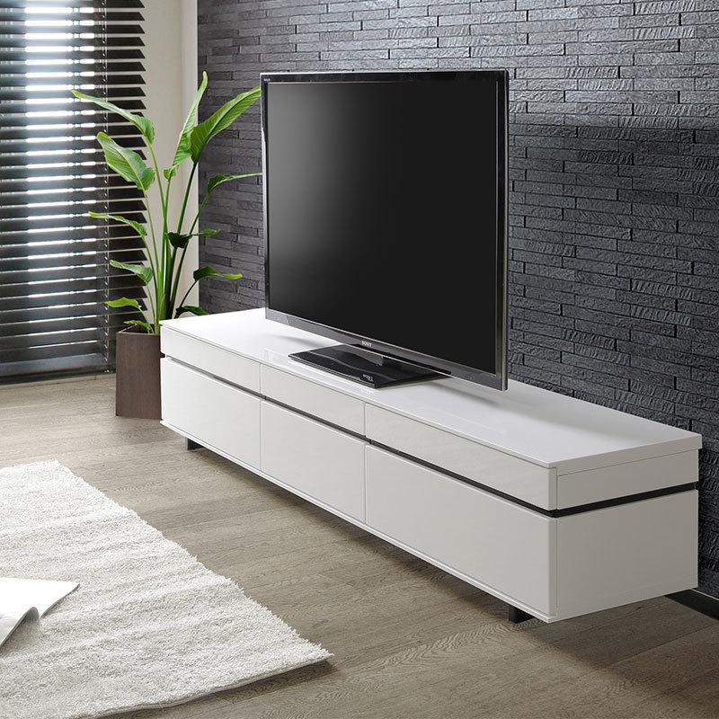 150cm ホワイト テレビボード 引き出し付き SANKI CORPORATION（サンキ