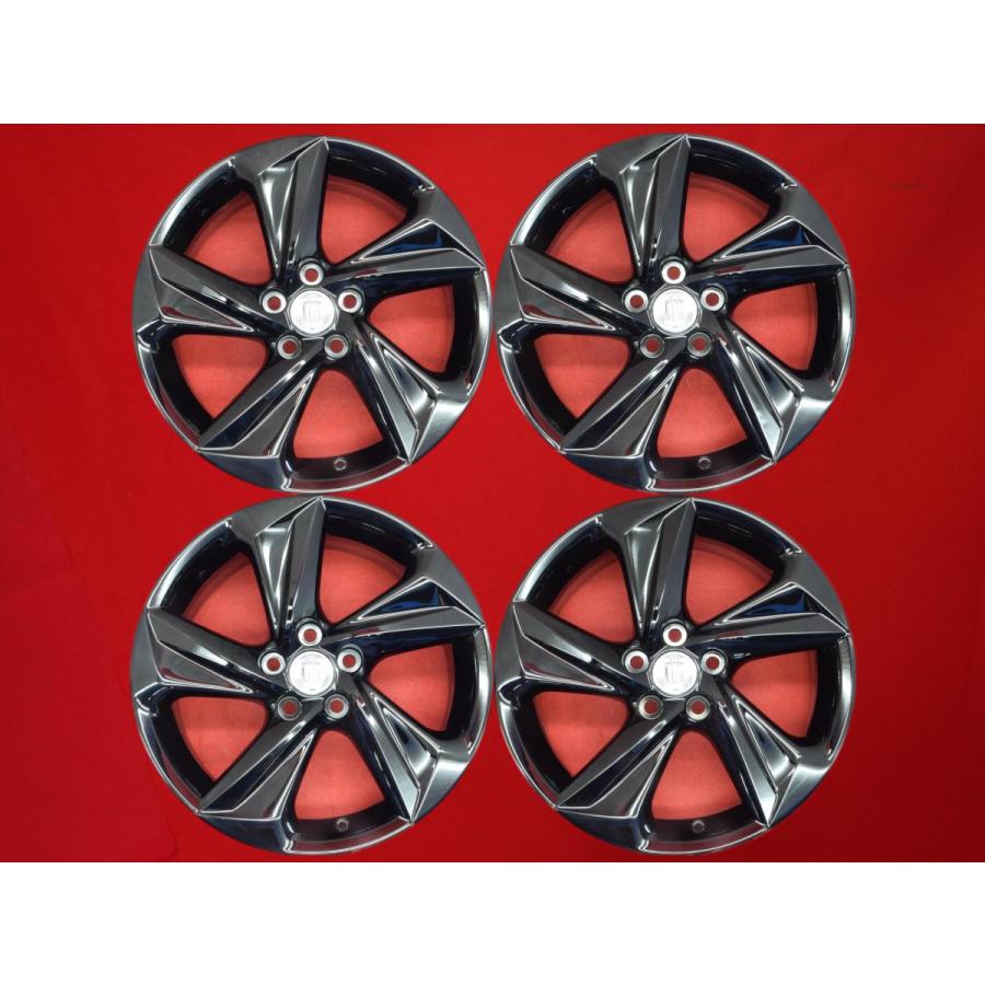 黒再塗装品 TOYOTA トヨタ クラウン 220系 RS 純正 中古ホイール 4本