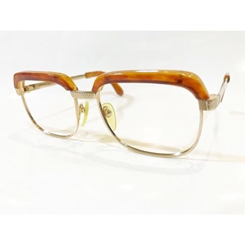 べっ甲 鼈甲サーモント 白バラ甲 チタン メガネ : タカモリヤフー店