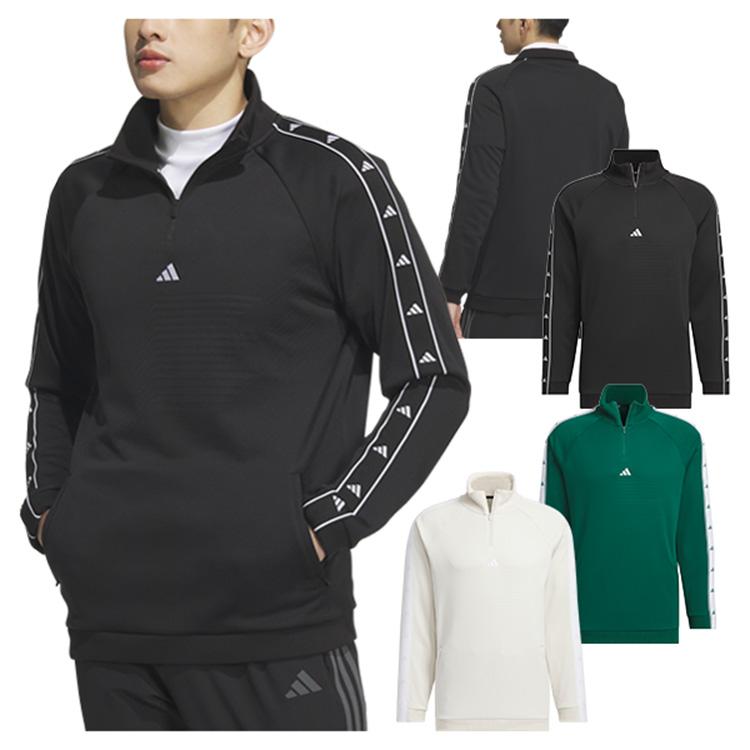 adidas（アディダス） ゴルフ ジャケット メンズ 長袖 ハーフジップ