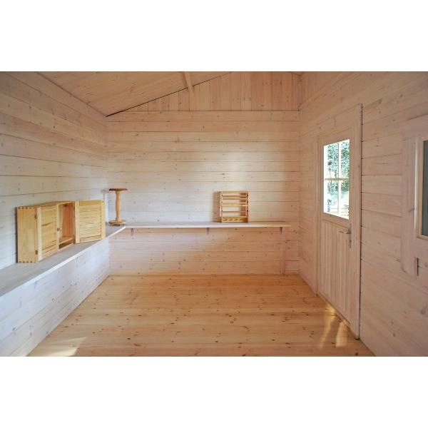 ログハウス ガーデンハウス ロマーニ32（人気の3坪サイズ） : ビック