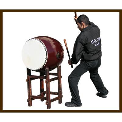 やぐら台 和太鼓(1.4尺) バチ付〜〜どどんこどん【送料無料】 〜祭