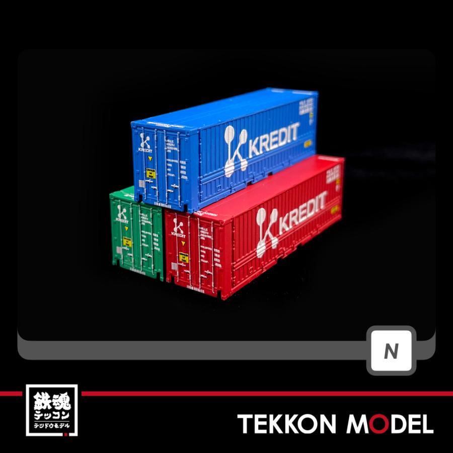 Nゲージ TORM トラム TP-508 KREDIT 海上輸送用コンテナタイプ 3個入