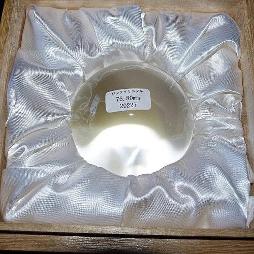 theory xyz 天然水晶 無垢 丸玉 最高級 甲府研磨 水晶玉 天然 76.80mm