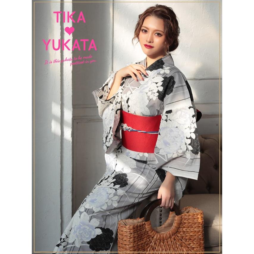 Tika（ティカ） 浴衣 レディース 20代 30代 40代 浴衣セット 安い 3点
