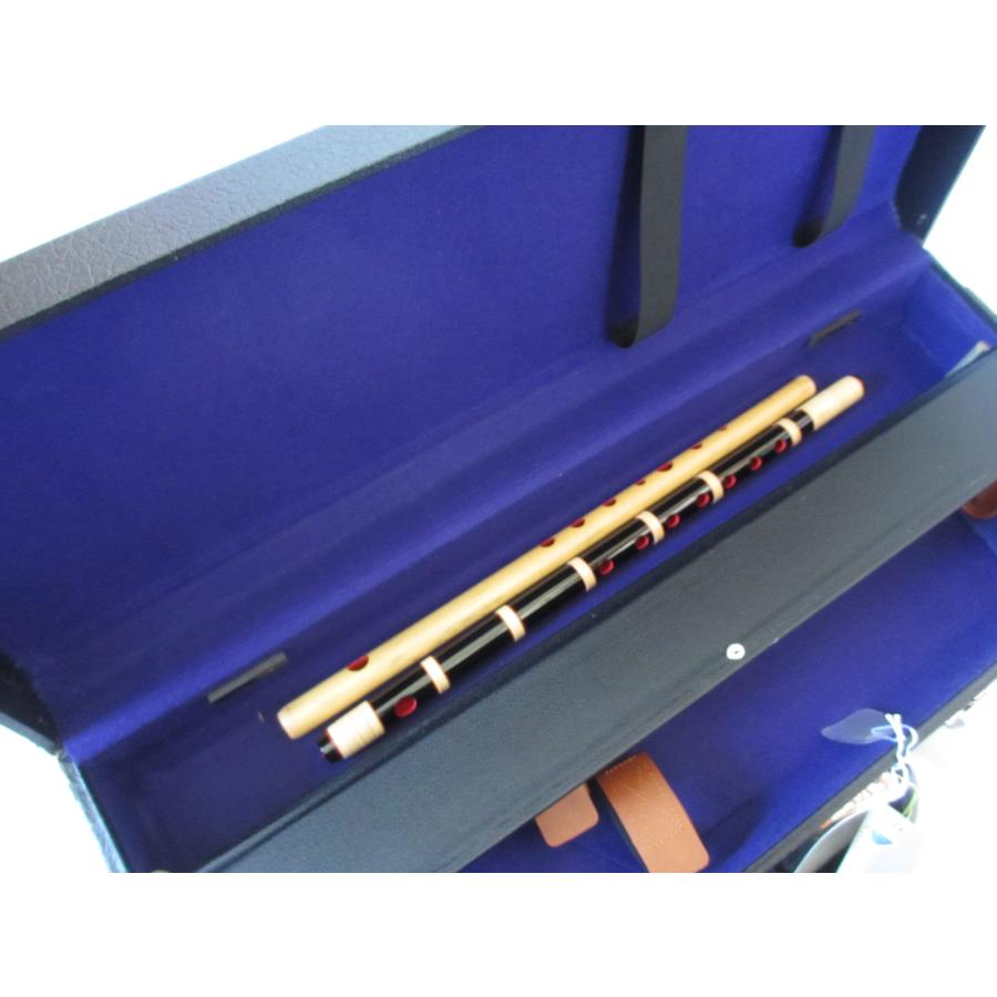 篠笛 8菅 ケース付き 篠笛 8菅 ケース付き 横笛用ハードケース 2管用