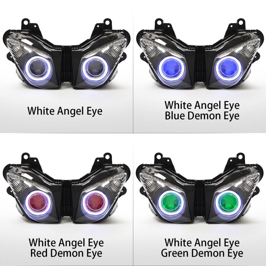 Kawasaki ZX-10R 08-10年 カスタムヘッドライトキット : 輸入パーツ