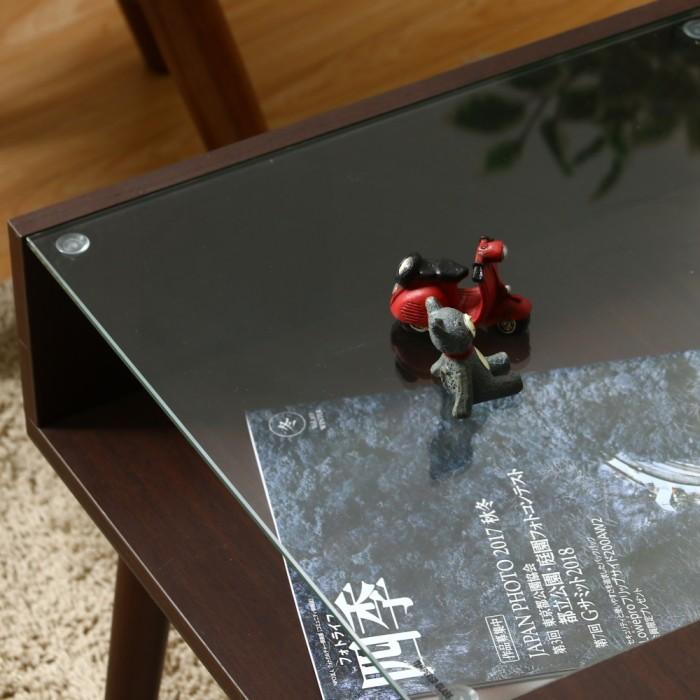 リビングテーブル ガラス おしゃれ 棚板 ディスプレイ ローテーブル 幅