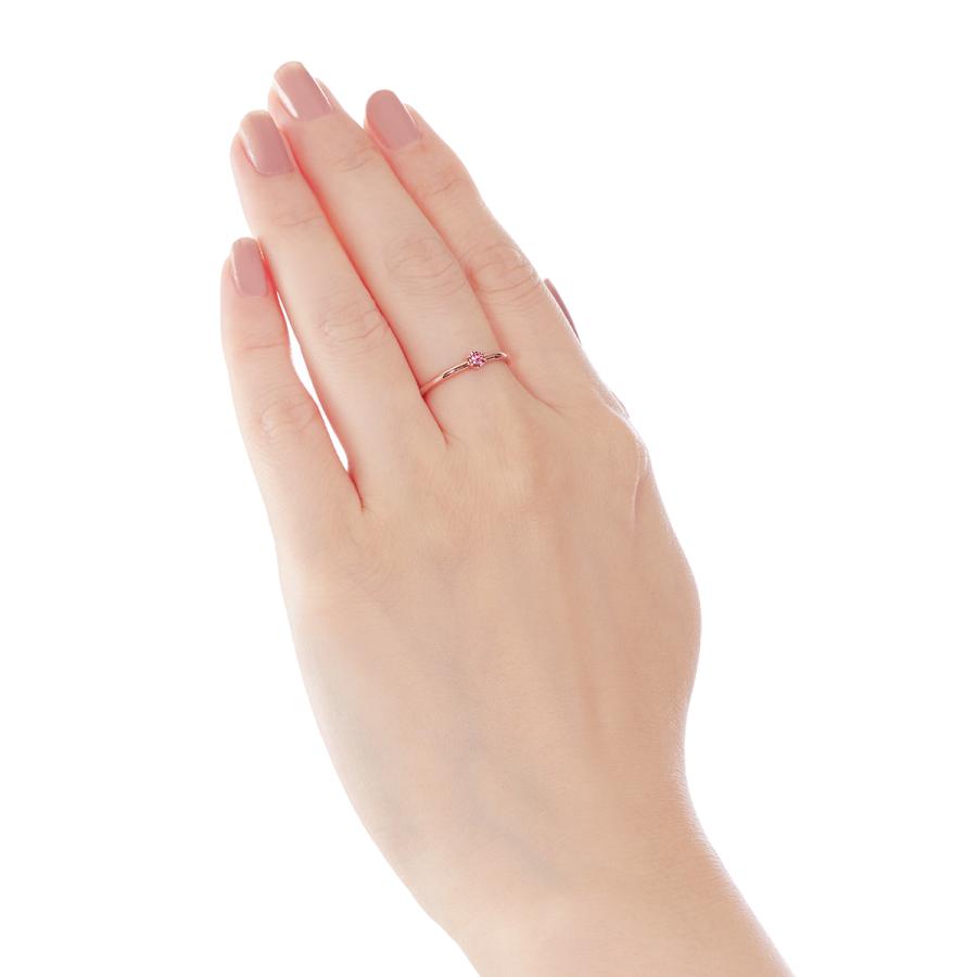 ジュエリーツツミ K10ピンクゴールドピンクトルマリンリング